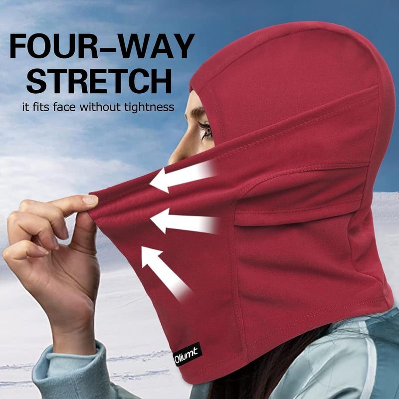 Oliumt Balaclava Ski Mask, Warm, Breathable & Lightweight, Full Coverage Fleece Winter Face Mask for Men & Women - Image 5